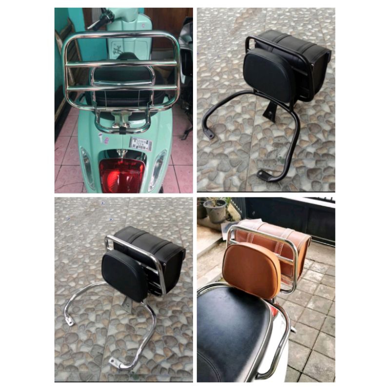 Jual Backrack Back Rack Rak Vespa Primavera New Sprint Lx S Dan Gts