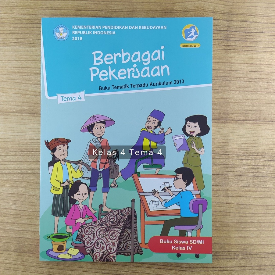 Jual Buku Paket Siswa SD MI Kelas 4 IV Mata Pelajaran Tema 1 2 3 4 5 6