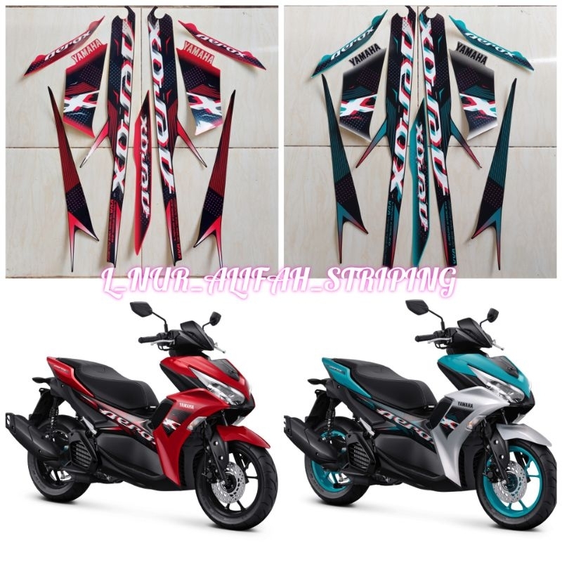 Jual Stiker Striping Lis Les Polet Body Motor All New Aerox