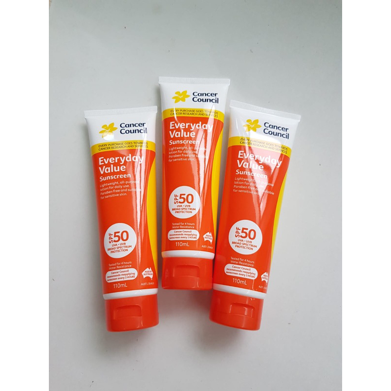 Jual Cancer Council Everyday Value Sunscreen Spf Isi Ml Shopee