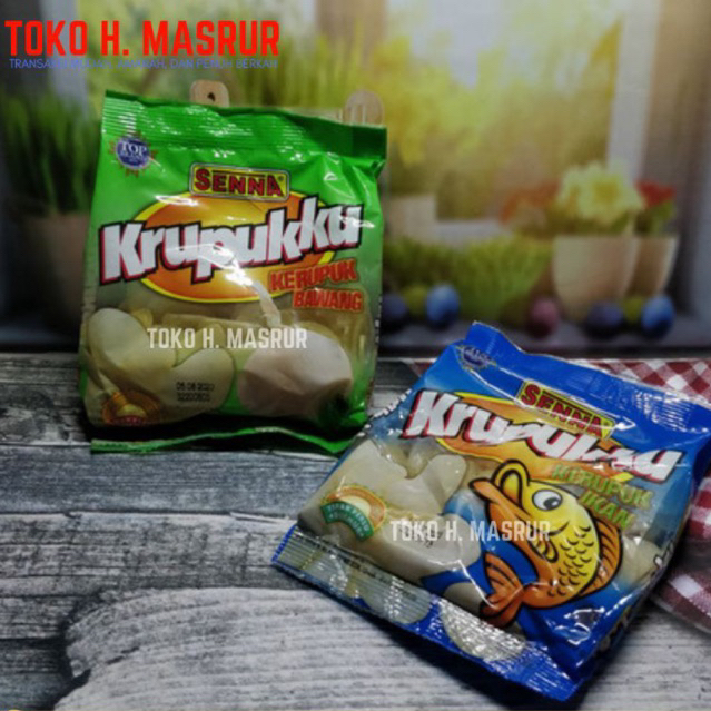 Jual Kerupuk Ikan Bawang Udang Cap Senna Krupukku Gr Shopee