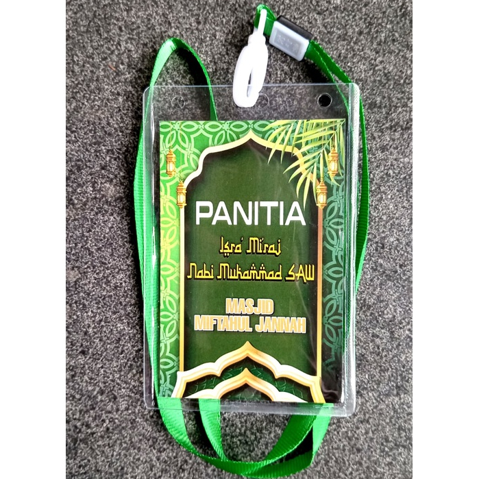 Jual Cocard Nametag Panitia Peserta Kegiatan Keagamaan Ukuran B