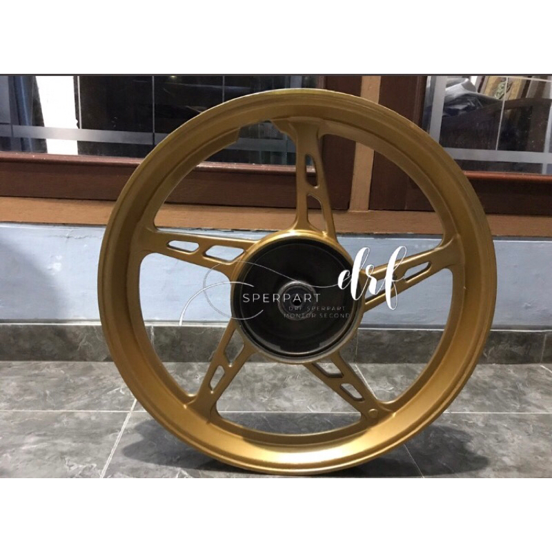 Jual Resing Velg Roda Belakang Yamaha Jupiter Burhan Repaint Gold