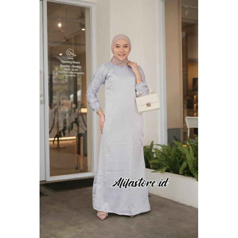 Jual Clemira Dress READY STOCK Silk Dress Satin DRESS DARLA SILK