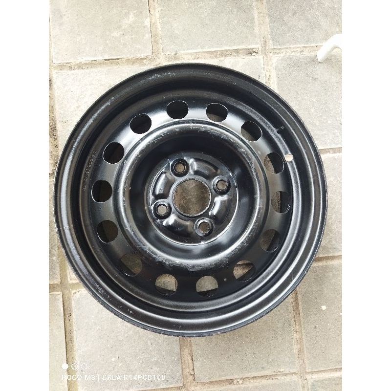 Jual Velg Kaleng Besi Oem Corolla R Pcd X Shopee Indonesia