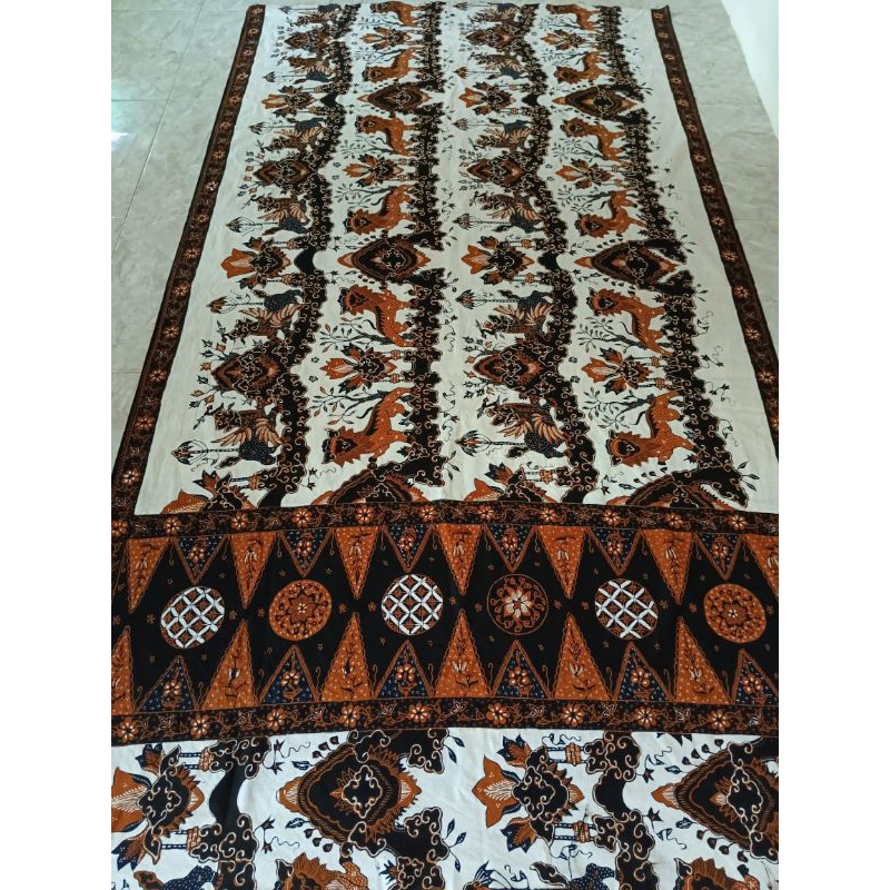 Jual Kain Batik Sarung Klasik Full Tulis Asli Bahan Katun Khas Trusmi