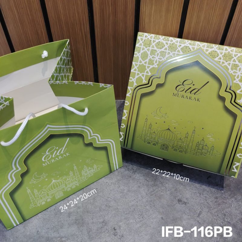 Jual Ifb Pb Box Idul Fitri Isi Set Dus Kemasan Kue Lebaran Beserta