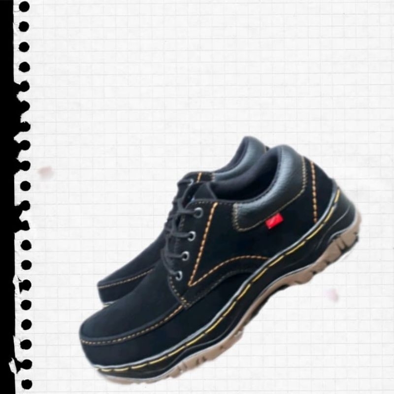 Jual Sepatu Pria Kulit Pria Asli Original Casual Santai Kasual Cod