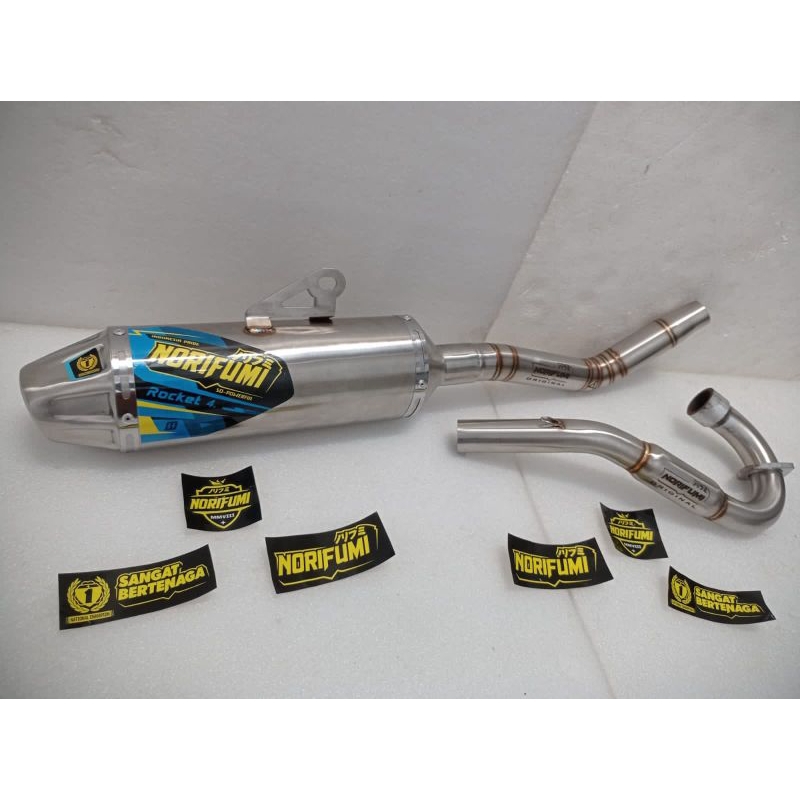 Jual Knalpot Pnp Crf Klx Dtracker Wr Norifumi Rocket Stainlies Ss