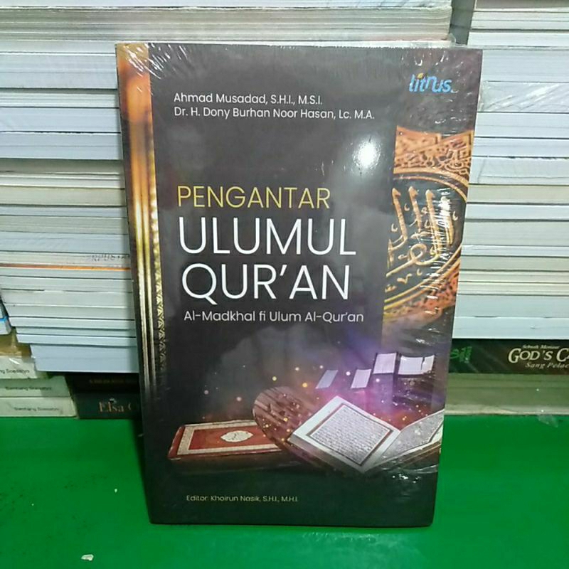 Jual BUKU ORIGINAL PENGANTAR ULUMUL QUR AN AL MADKHAL FI ULUM AL QUR AN