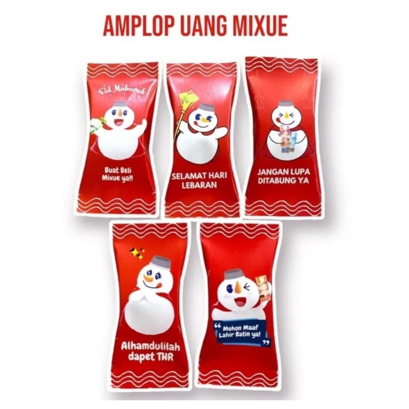 Jual Amplop Permen Mixue Lebaran 2023 Shopee Indonesia