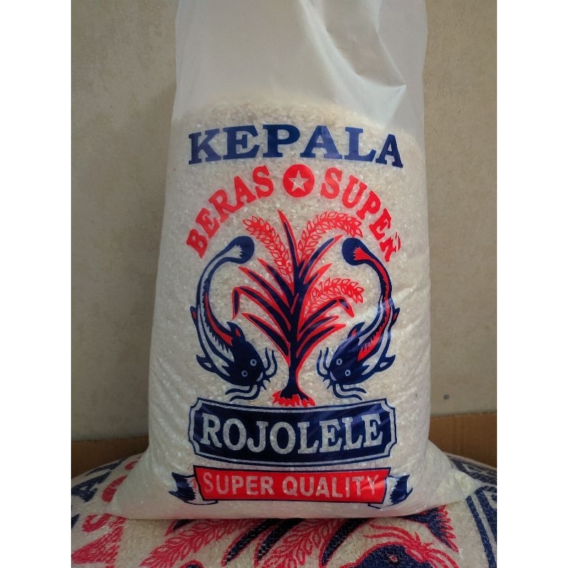 Jual Beras Merek Rojo Lele Kemasan 5kg Super Premium Padi Baru Shopee