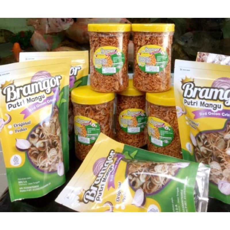 Jual Brambang Goreng Pedas Tanpa Tepung Asli Putri Mangu Gr