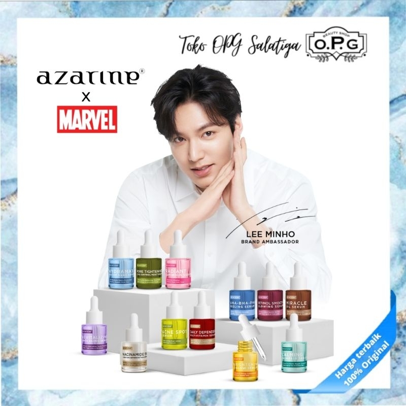 Jual AZARINE X MARVEL SERUM SERIES Anti Acne Spot AHA BHA PHA