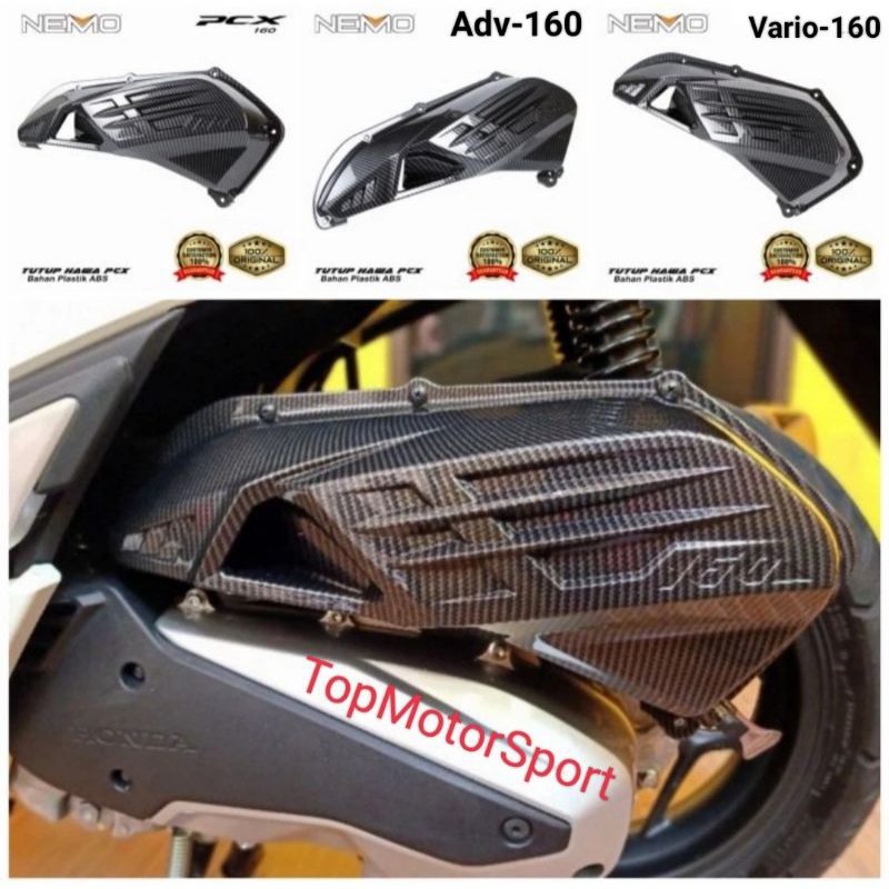 Jual Tutup Cover Filter Hawa Udara Carbon Motor Honda Pcx Adv