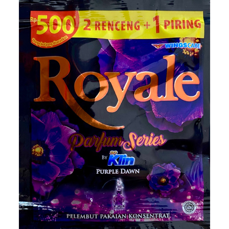 Jual Soklin Softener Royale Pewangi Pelembut Pakaian Sachet Isi X