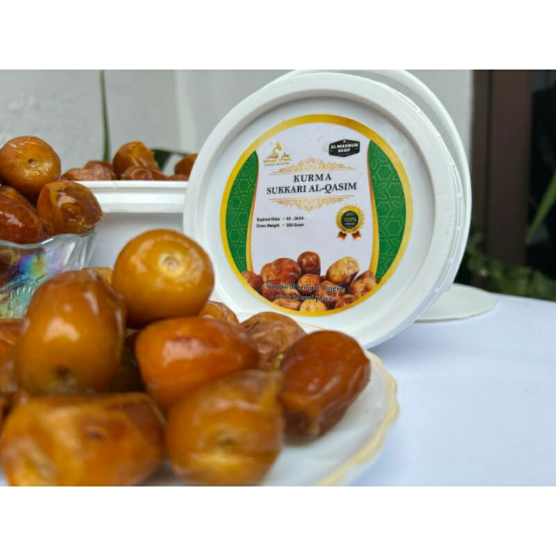 Jual KURMA SUKARI 500gram KEMASAN EMBER KURMA MADINAH KURMA