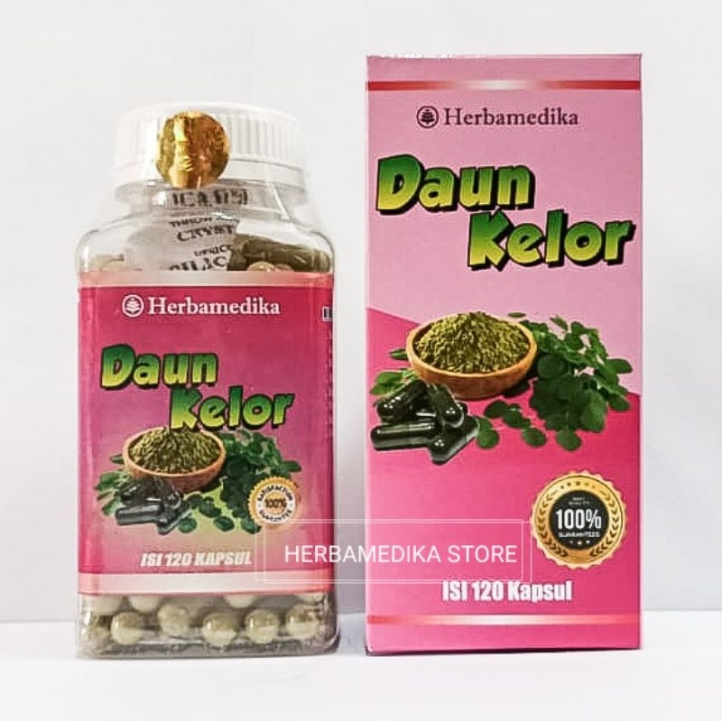 Jual DAUN KELOR Herbamedika Isi 120 Kapsul Shopee Indonesia