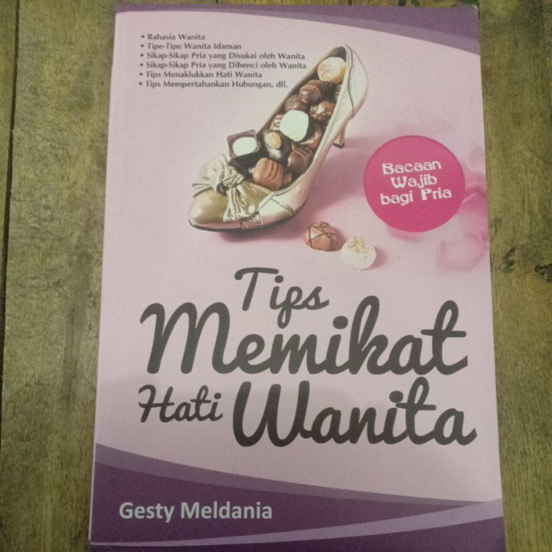 Jual Buku Tips Memikat Hati Wanita Bacaan Wajib Bagi Pria Shopee