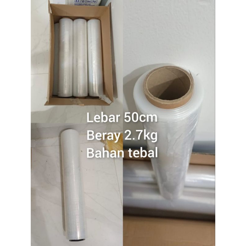 Jual WRAPPING PAKET PLASTIK WRAPPING BENING BARANG BAHAN TEBAL 1ROLL