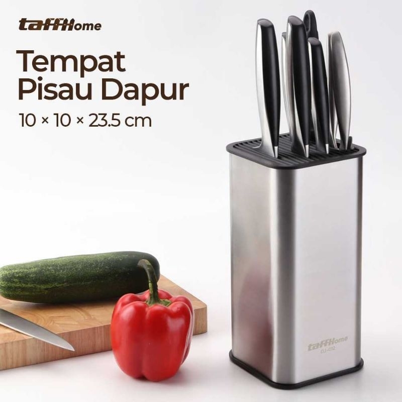 Jual TAFFHOME Tempat Pisau Dapur Stand Tool Knife Holder DJ 012 Rak