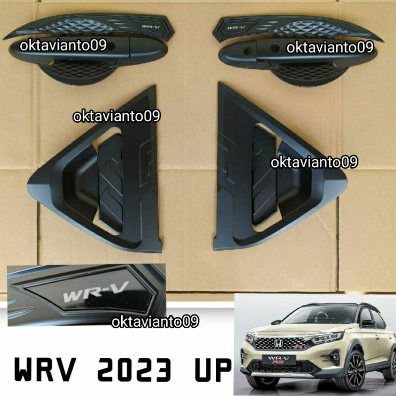 Jual Paket Outer Handle Depan Belakang Honda WRV 2023 2024 Sporty Hitam