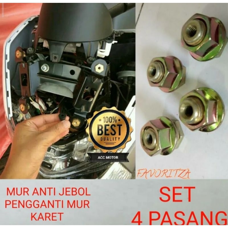 Jual Baut Mur Anti Jebol Visor Nmax Set Isi Harga Per Set