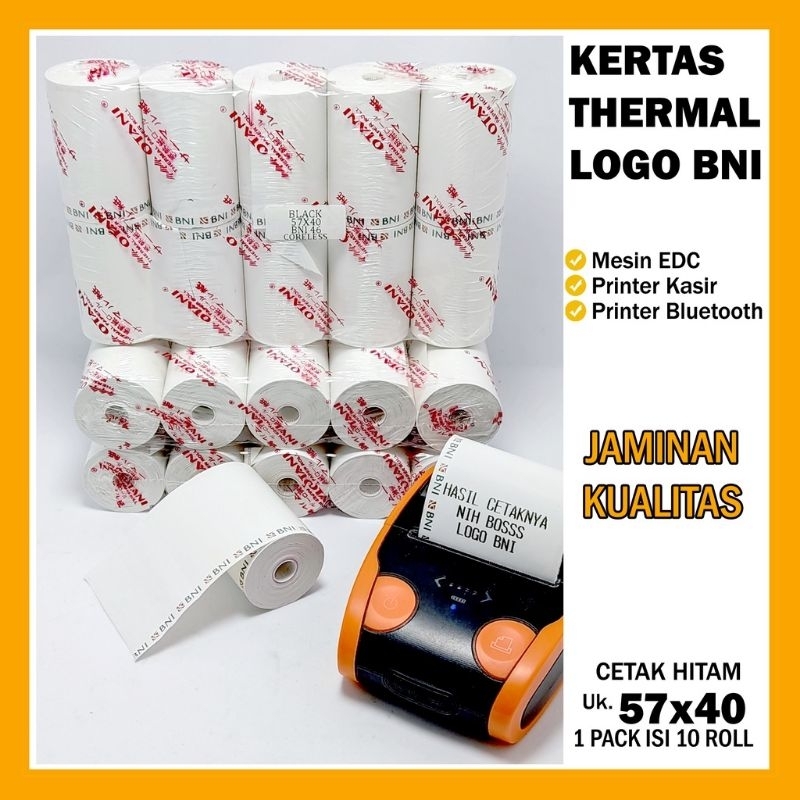 Jual Otani Kertas Thermal Logo Bni Kertas Edc Kertas Struk X