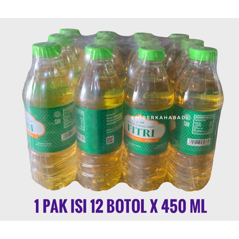 Jual Minyak Fitri 1 Pak Isi 12 Botol X 450 Ml Botol Kecil Nan Imut