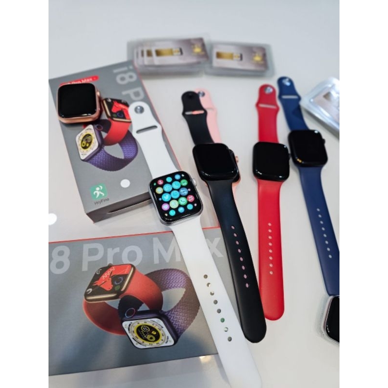 Jual SMARTWATCH I8 PROMAX Series 8 Resis 42mm Shopee Indonesia