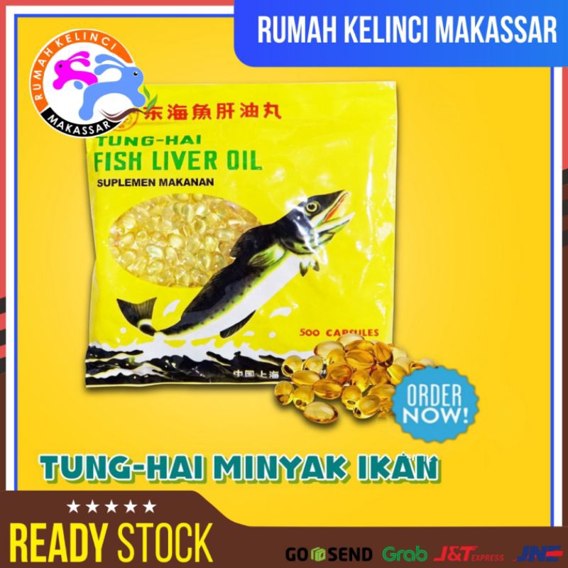 Jual Fish Oil Minyak Ikan Vitamin Kucing Kelinci Anjing Hamster Vitamin