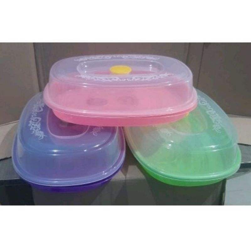 Jual Tempat Bolu Tempat Kue Tempat Roti Oval Plastik Tutup Bening