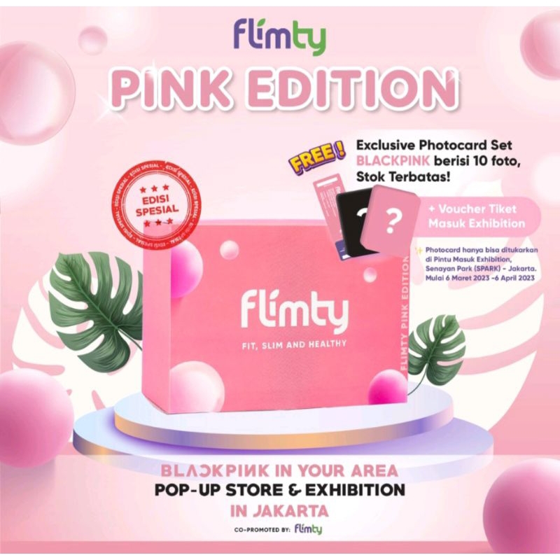 Jual Flimty Pink Edition X Blackpink Gratis Tiket Exhibition