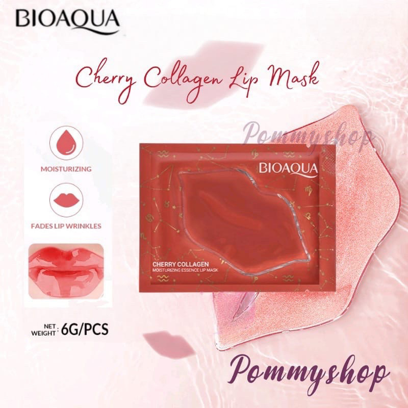 Jual Bioaqua Cherry Collagen Moisturizing Essence Lip Mask G Shopee