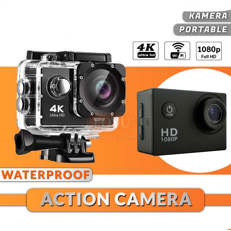 Jual Action Sport Camera WIFI 4K Ultra HD Kamera Vloger Kogan Wifi