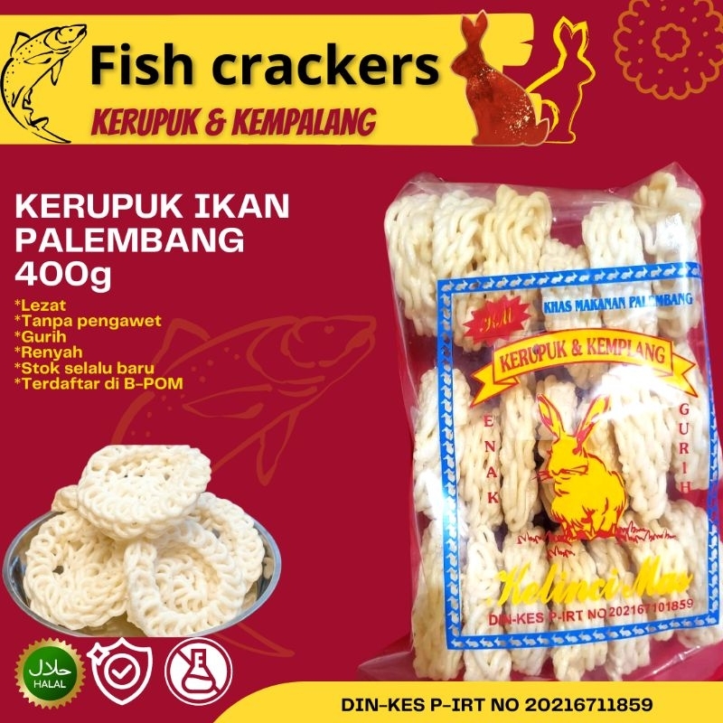 Jual Kerupuk Mawar Kemplang Ikan Tenggiri Khas Palembang G Shopee