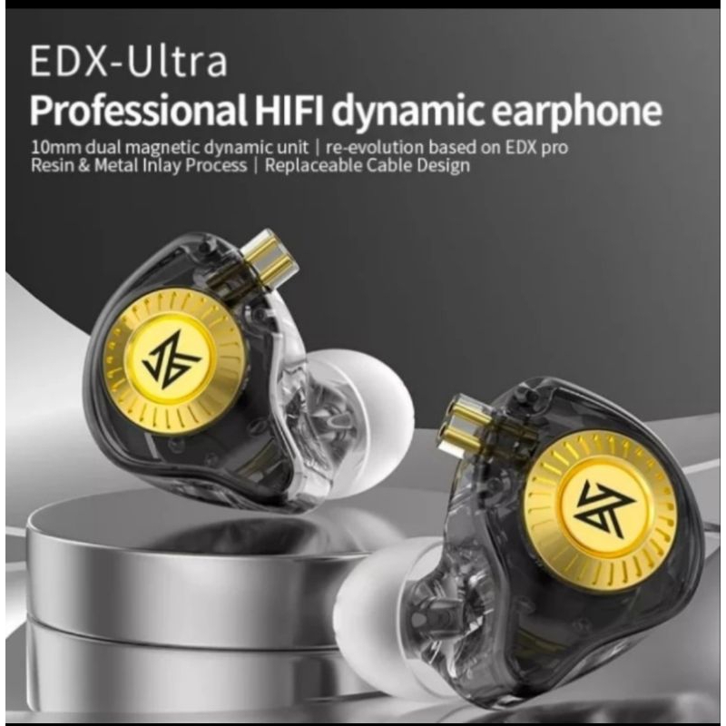 Jual KZ EDX Ultra MIC Upgraded Alt KZ EDX Pro Earphone Headset