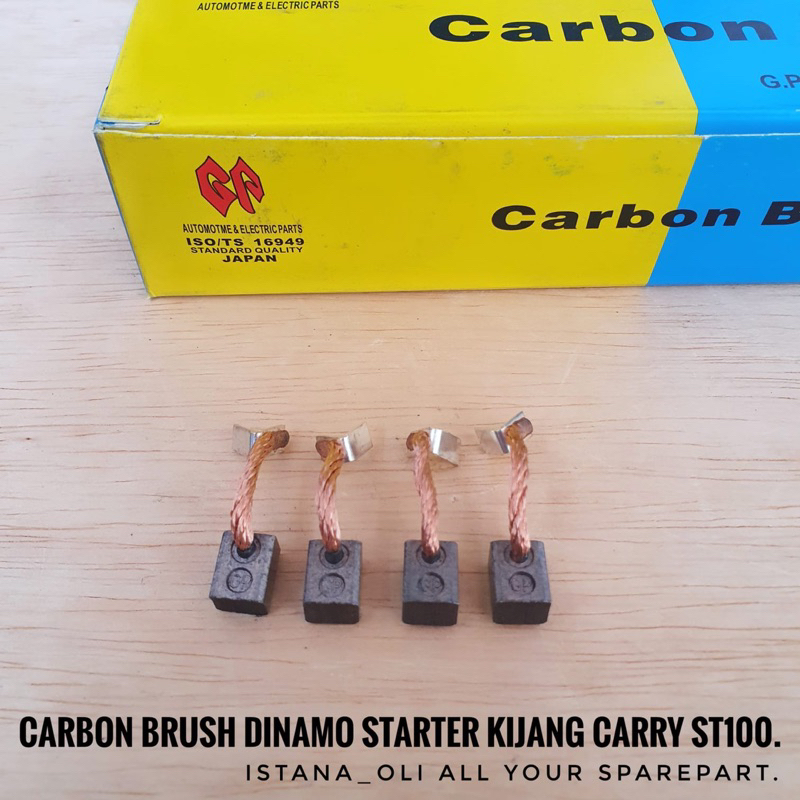 Jual Arang Carbon Karbon Brush Dinamo Starter Kijang 5k St100 Carry