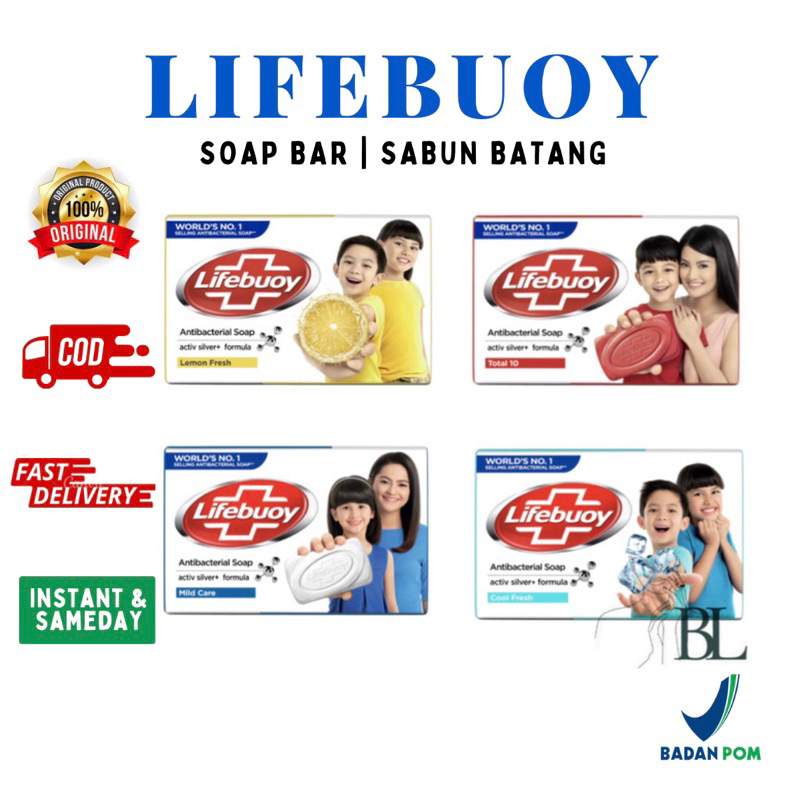 Jual Lifebuoy Soap Bar Gr Sabun Batang Anti Bacterial Shopee