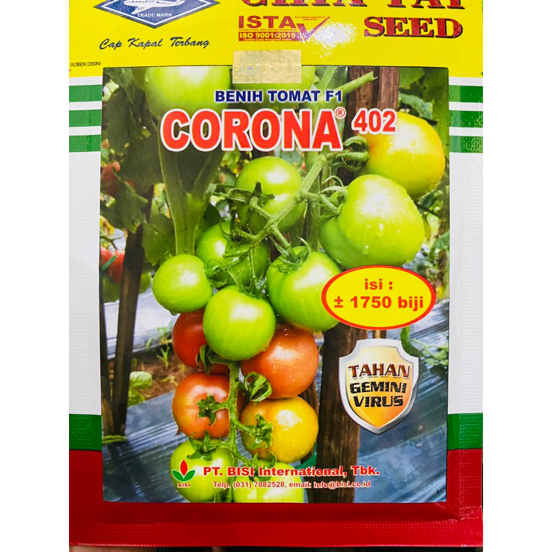 Jual Benih Tomat F1 CORONA 402 Kemasan 5Gr Shopee Indonesia