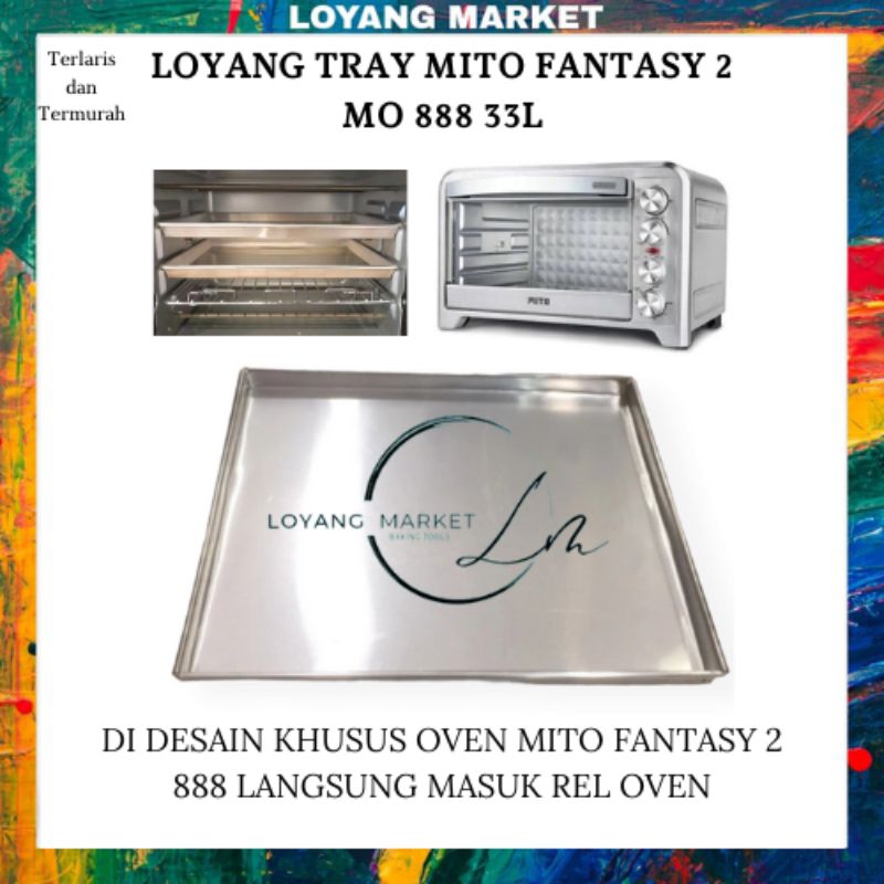 Jual Loyang Tray Oven Mito New Fantasy 2 Mo 888 Kapasitas 33l Shopee