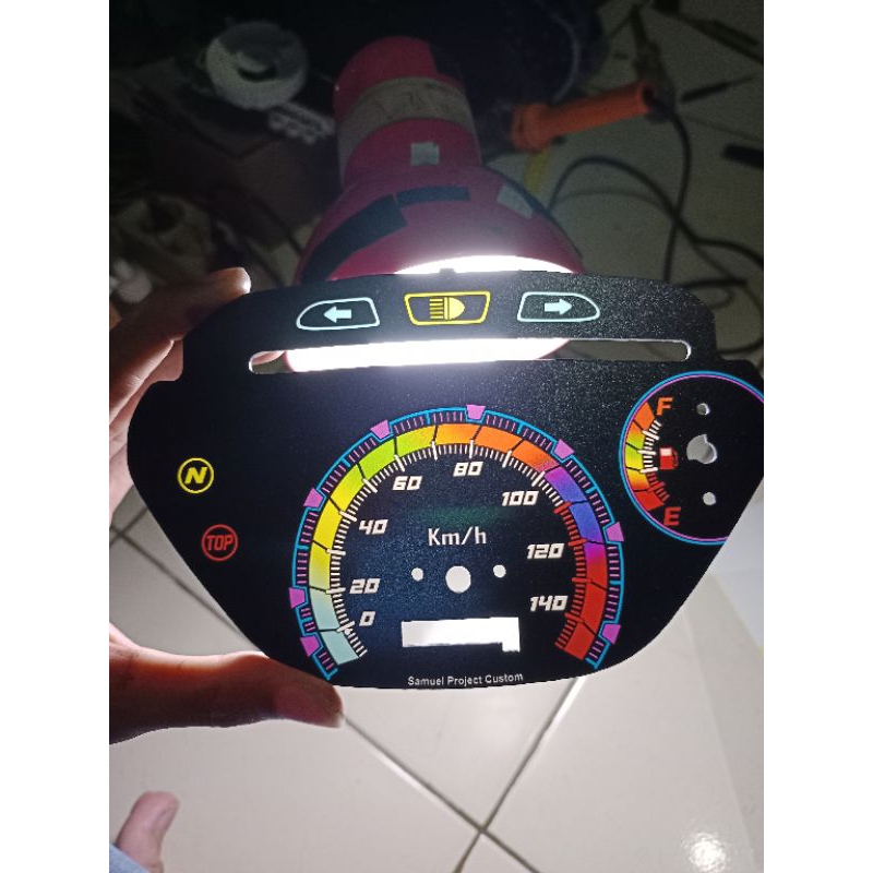 Jual Papan Speedometer Honda Supra Fit Old Custom Shopee Indonesia