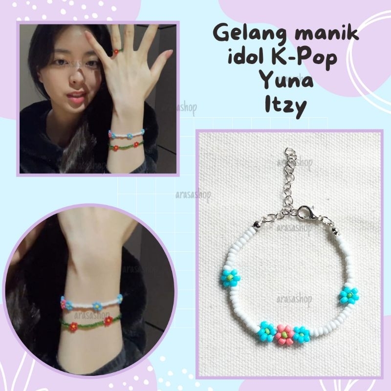 Jual Itzy Beads Bracelet Gelang Tangan Gelang Manik Gelang Idol