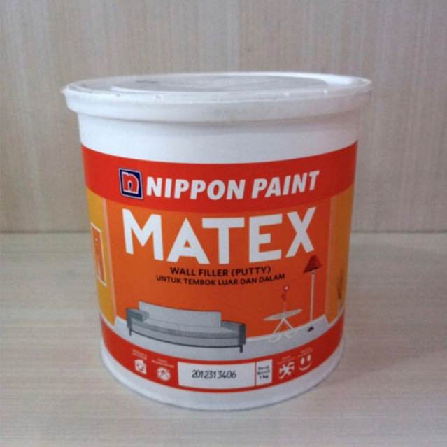 Jual Plamir Tembok Matex Nippon Paint Kg Matex Putty Wall Filler