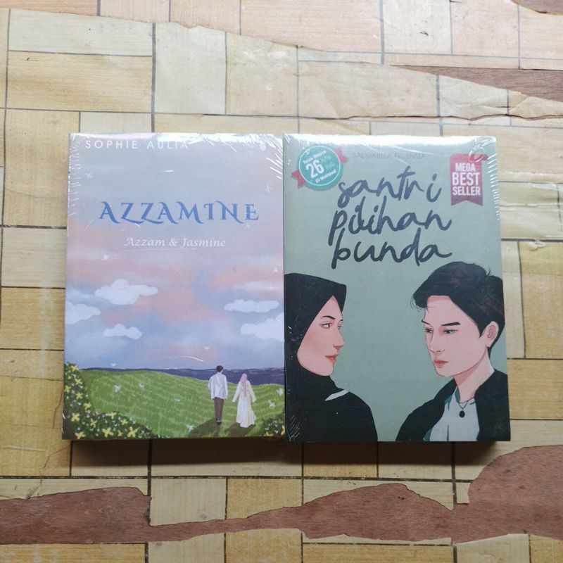 Jual Paket Novel Islami Best Seller Azzamine Santri Pilihan Bunda