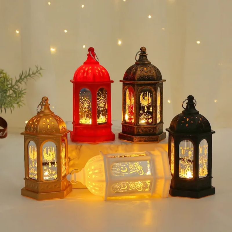 Jual Lentera Lampu Led Muslim Hiasan Idul Fitri Ornamen Lebaran Lampu