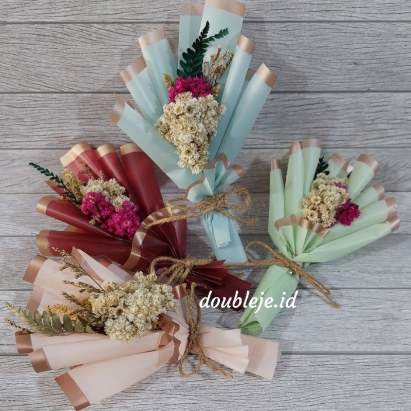 Jual Dried Flower Bouquet Mini Bunga Kering Shopee Indonesia