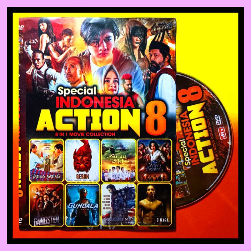 Jual KASET KOLEKSI FILM KUMPULAN INDONESIA ACTION VOL 8 TERBAIK