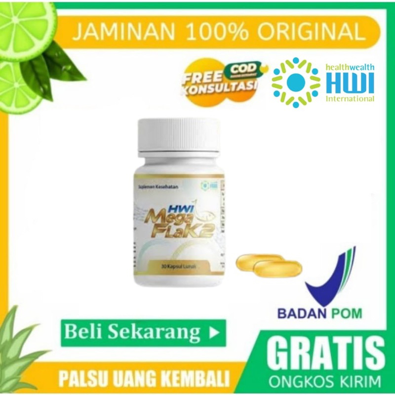 Jual Minyak Ikan Omega Kapsul Omega Squalene Mega Flak Hwi