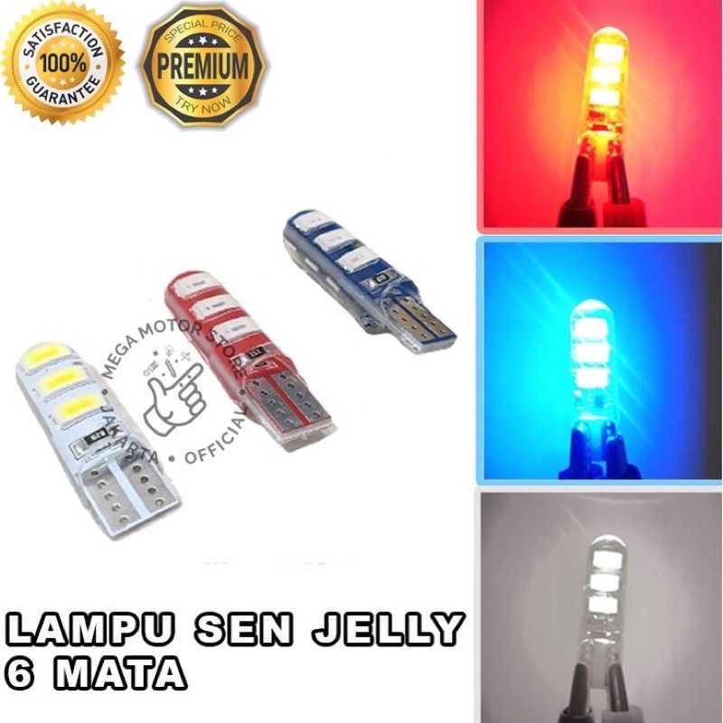 Jual Promosi Sen Jelly LED 6 MATA NON FLASH SEIN COLOK DIAM 6 MATA